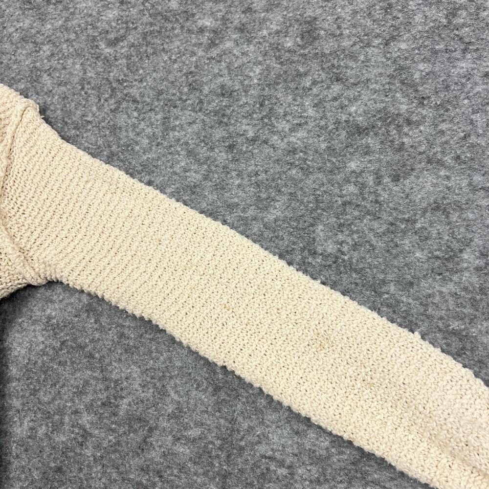 Free People Cardigan Sweater Womens S White Open Knit Lightweight Pockets Preppy - Picture 6 of 16